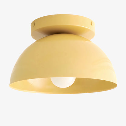 Minimalistische Plafondlamp Dome voor Compacte Ruimtes – Opbouwspot Beschikbaar in Meerdere Kleuren