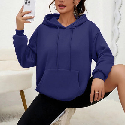 Dames Oversized Hoodie met Kangoeroezak Zacht Comfortabel