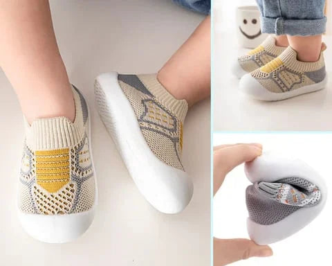 Antislip Babyschoensokken met TPR Zool Katoenen Bovenwerk voor Wandelende Peuters Eerste Stapjes Indoor