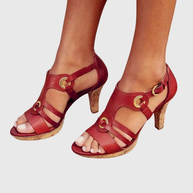 Dames Orthopedische Hak Sandalen Comfortabele Pasvorm