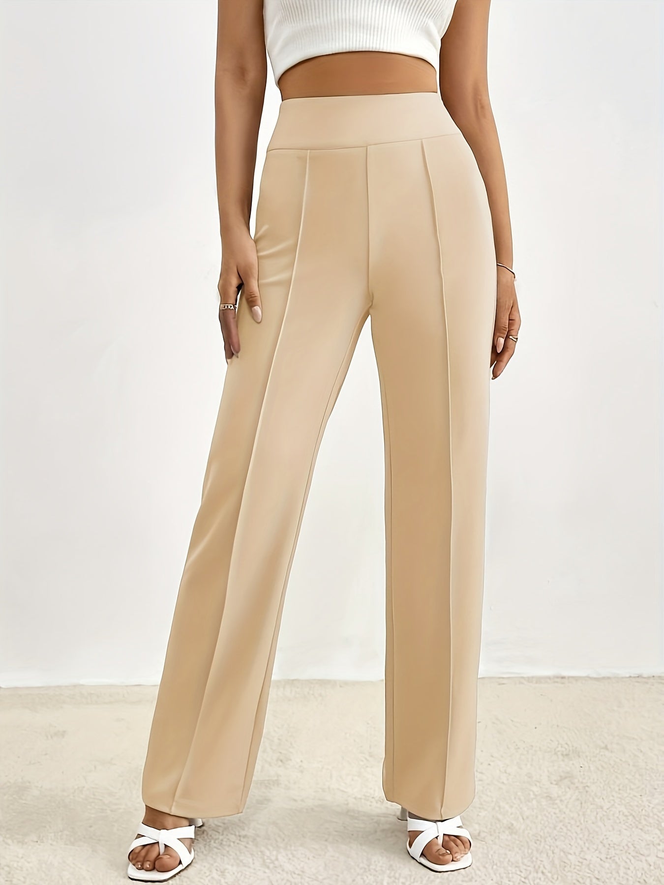 Elegante Rechte Broek voor Vrouw Comfortabel