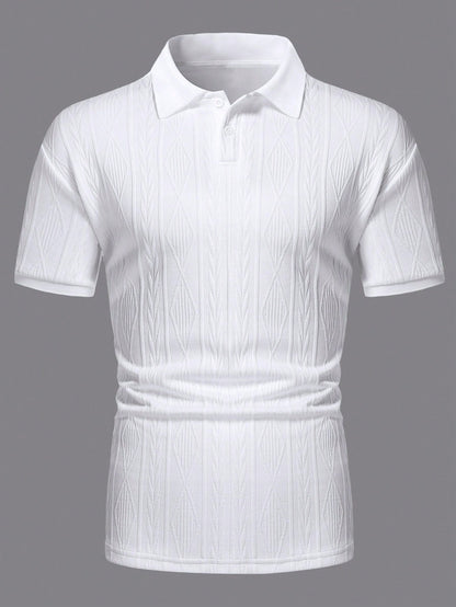 Heren Polo Shirt Kort Mouwen Klassiek Design