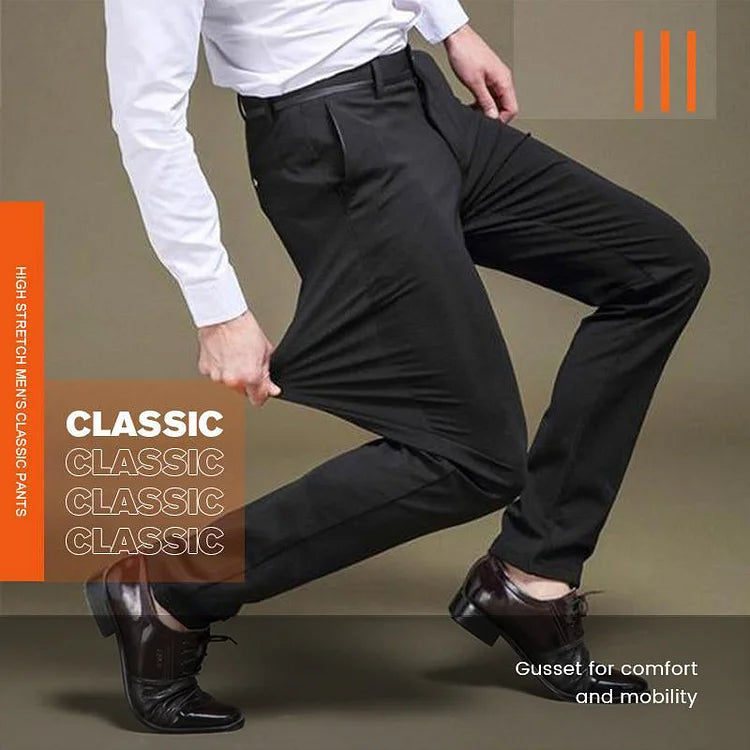 Elastische Herenbroek Stretch Pantalons Ralf