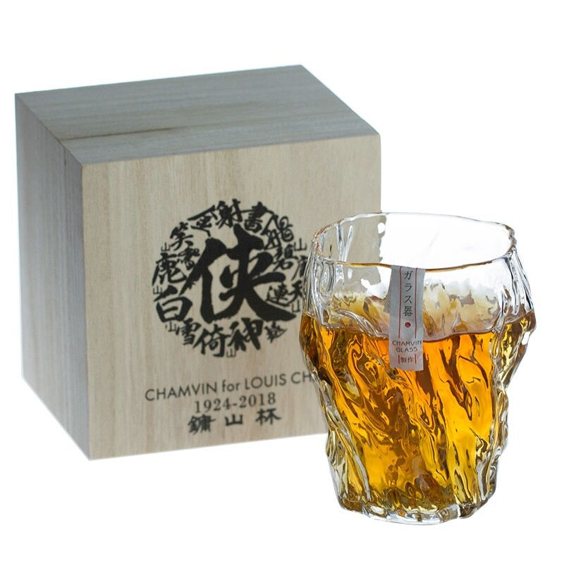 Japans Whiskyglas met Bonsai Wortelreliëf 260ml Hittebestendig Glas Handgemaakt EDO Vakmanschap Scandinavisch Servies Premium Drinkglas Whiskyglazen Set
