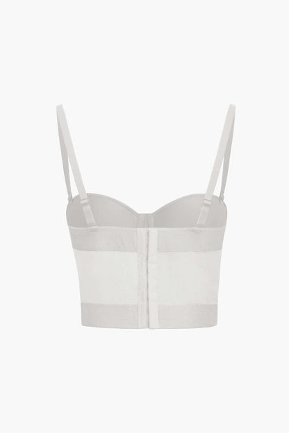 Bh-top met Beugelcups en Mesh voor Vrouw