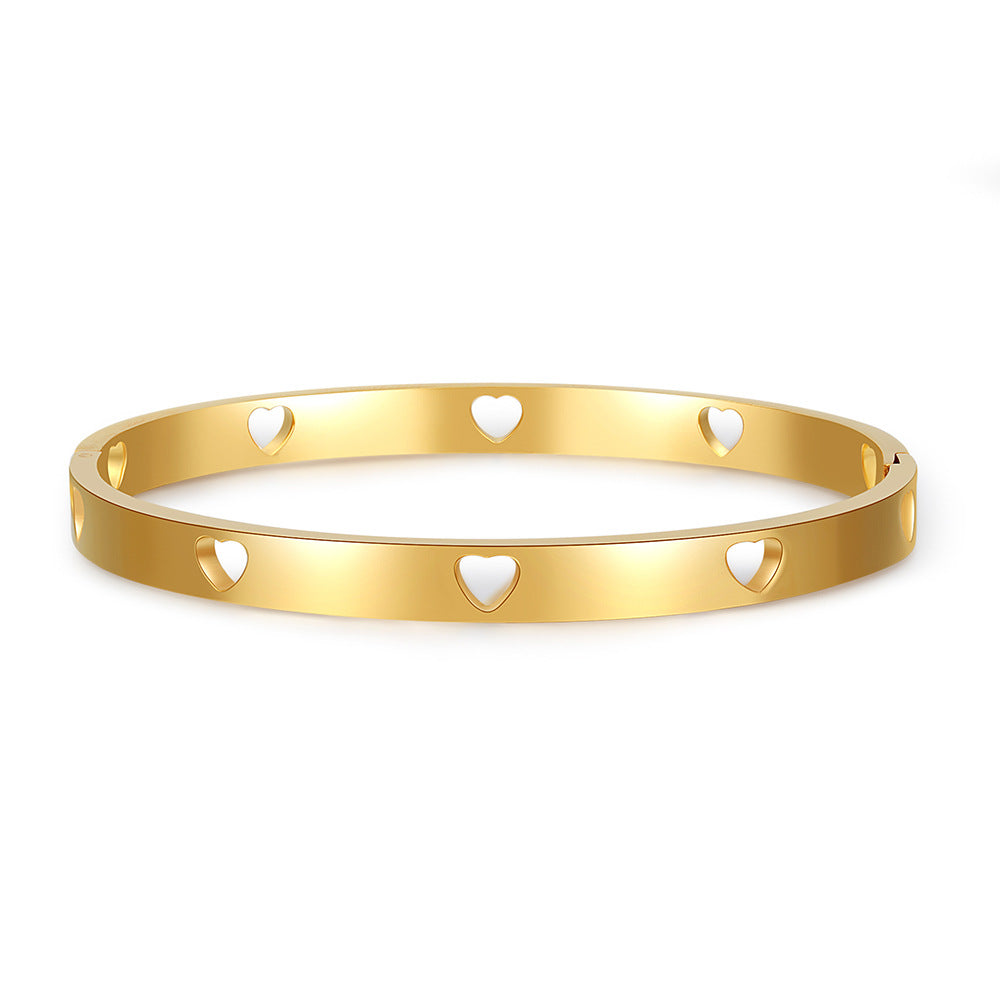 RVS Armband Dames met Hart Motief Roestvrij Staal
