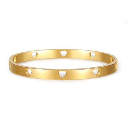 RVS Armband Dames met Hart Motief Roestvrij Staal