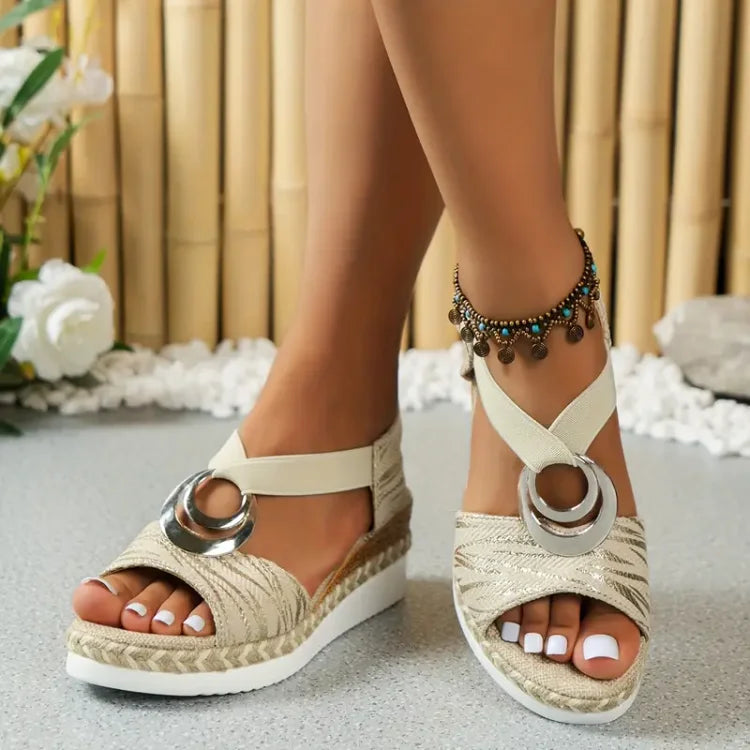 Dames Leren Sandalen Zomer Comfortabel