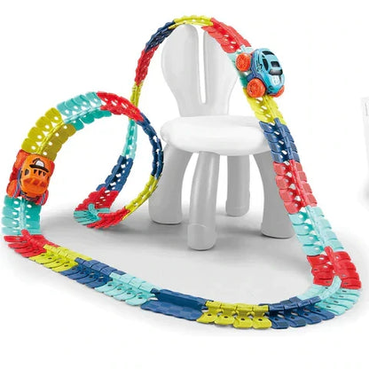 Magnetische Racebaan Auto Speelset Plastic Flexibel Educatief Kinderspeelgoed Cadeau Jongens Meisjes