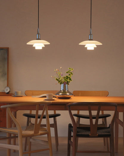 Hanglamp Glas Rond Scandinavisch Wit LED Woonkamer Eetkamer Slaapkamer Modern