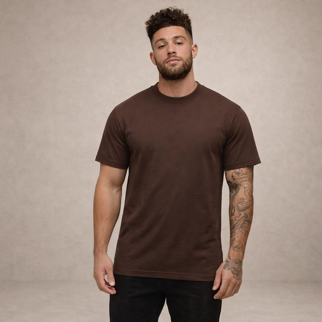 Heren T-shirt Slim Fit Ronde Hals Kort Mouwen