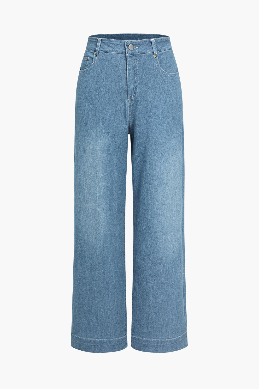 Dames Wijd Model Jeans van Stretch Denim - StudioMarella