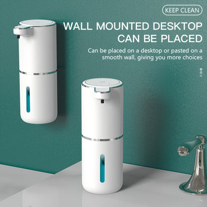 Automatische Zeepdispenser Sensor 380ml Kunststof Wit Badkamer Keuken Wandmontage Schuimdispenser USB Oplaadbaar
