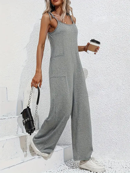 Jumpsuit Zomerjurk Gebreid Casual Korte Mouw - StudioMarella