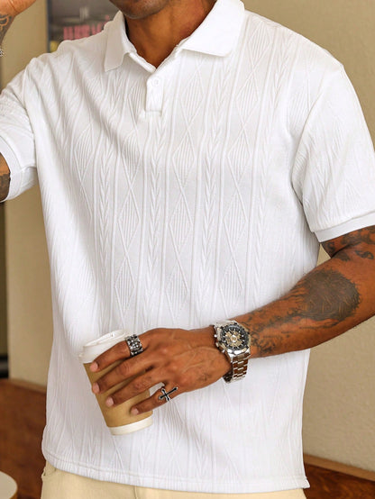 Heren Polo Shirt Kort Mouwen Klassiek Design