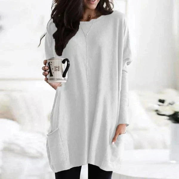Damestrui Lange Mouwen Comfortabel Casual Model