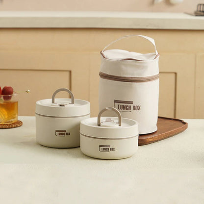 Geïsoleerde Lunchbox met Vacuümtechnologie – Houdt Eten Tot 4 Uur Warm – Lekvrij RVS Ontwerp – Ideaal voor School en Werk