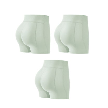 Corrigerende Shapewear Shorts met Push-Up Effect en Hoge Taille voor Bilvergroting