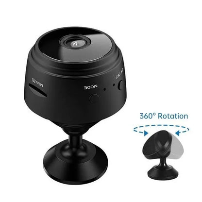 Draadloze Achteruitrijcamera Full HD 720P Zwart met Nachtzicht voor Camper, Caravan, Aanhanger, Vrachtwagen met App-Bediening en Magnetische Houder