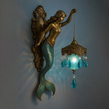 Handgemaakte Wandlamp met LED-verlichting Fantasiefiguren – Magische Sfeerverlichting voor Woonkamer Slaapkamer – Draadloze Wanddecoratie met Warmwit Licht