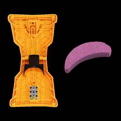 Universele Kettingzaag Slijper Slijpapparaat Handgereedschap Draagbaar Geel Metaal Nylon 21cm Professioneel