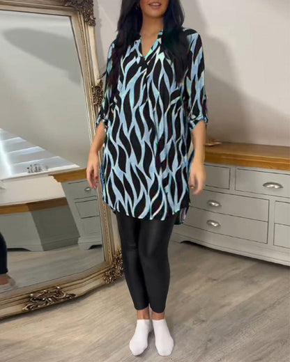 Damesblouse Elegante Klassieke Stijl voor Vrouw
