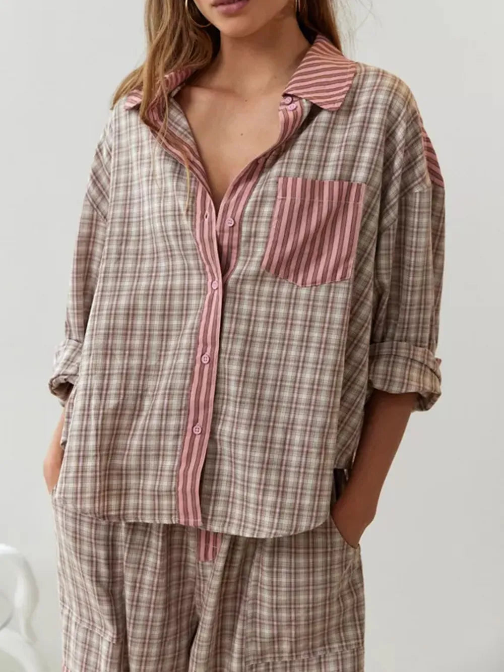 Dames Pyjama Set Katten Zacht en Comfortabel