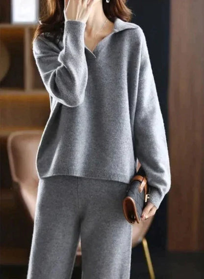 Dames Trainingspak 2-Delig Oversized Trui en Broek Comfortabel
