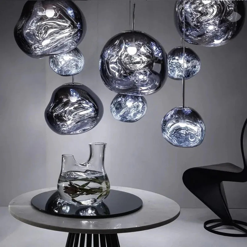 Hanglamp Lava Design Led Rond Goud Zilver Rood Rookgrijs Woonkamer Slaapkamer