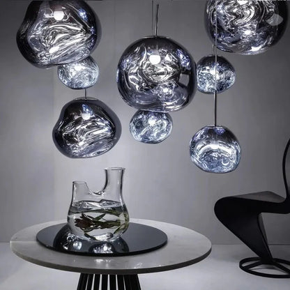 Hanglamp Organisch Acryl Lava Warm Wit E27 Woonkamer Slaapkamer Eetkamer 20 28 38cm