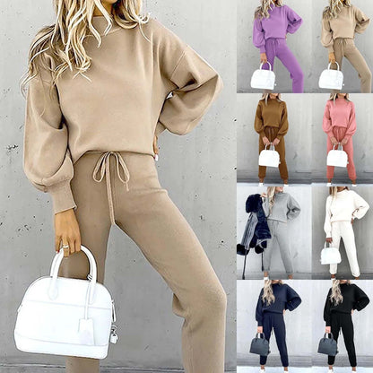 Dames Tweedelig Pak – Elegante Broek en Blouse Set - StudioMarella