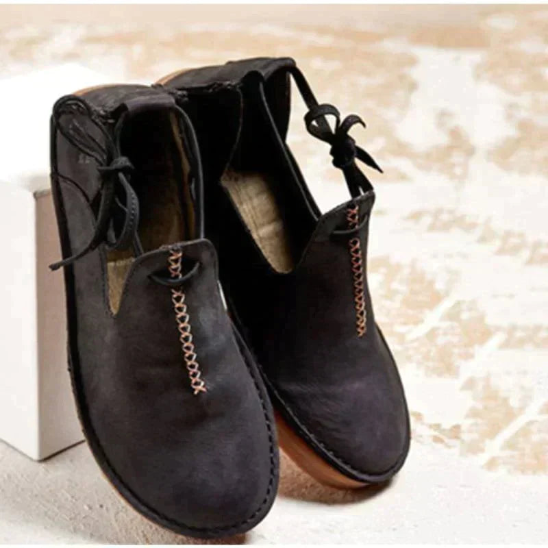 Dames Leren Schoenen Herfst Nieuwe Collectie