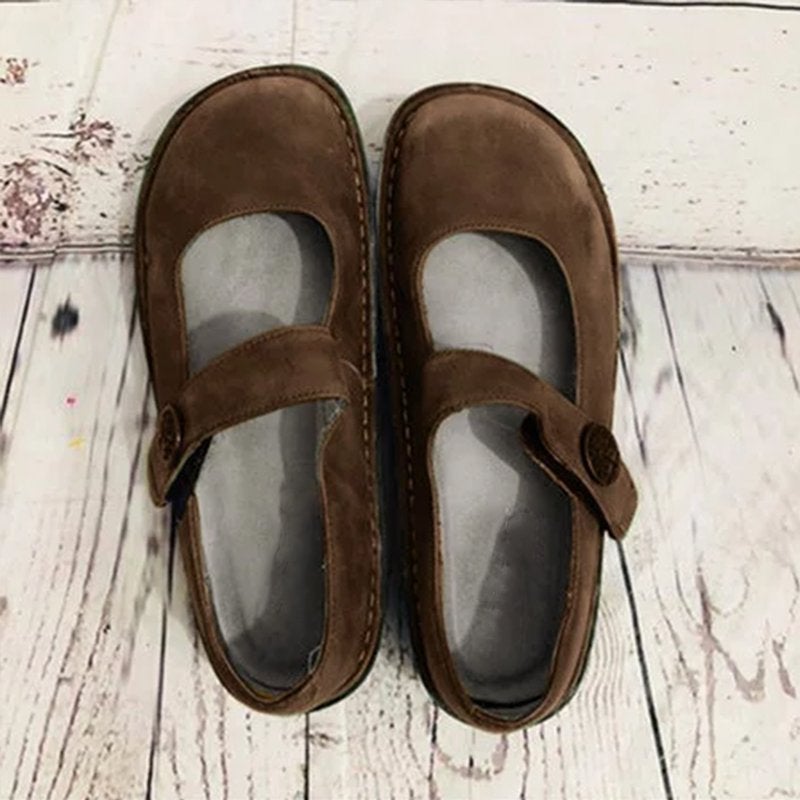 Suède Schoenen met Comfortabele Zool Vintage Look - StudioMarella