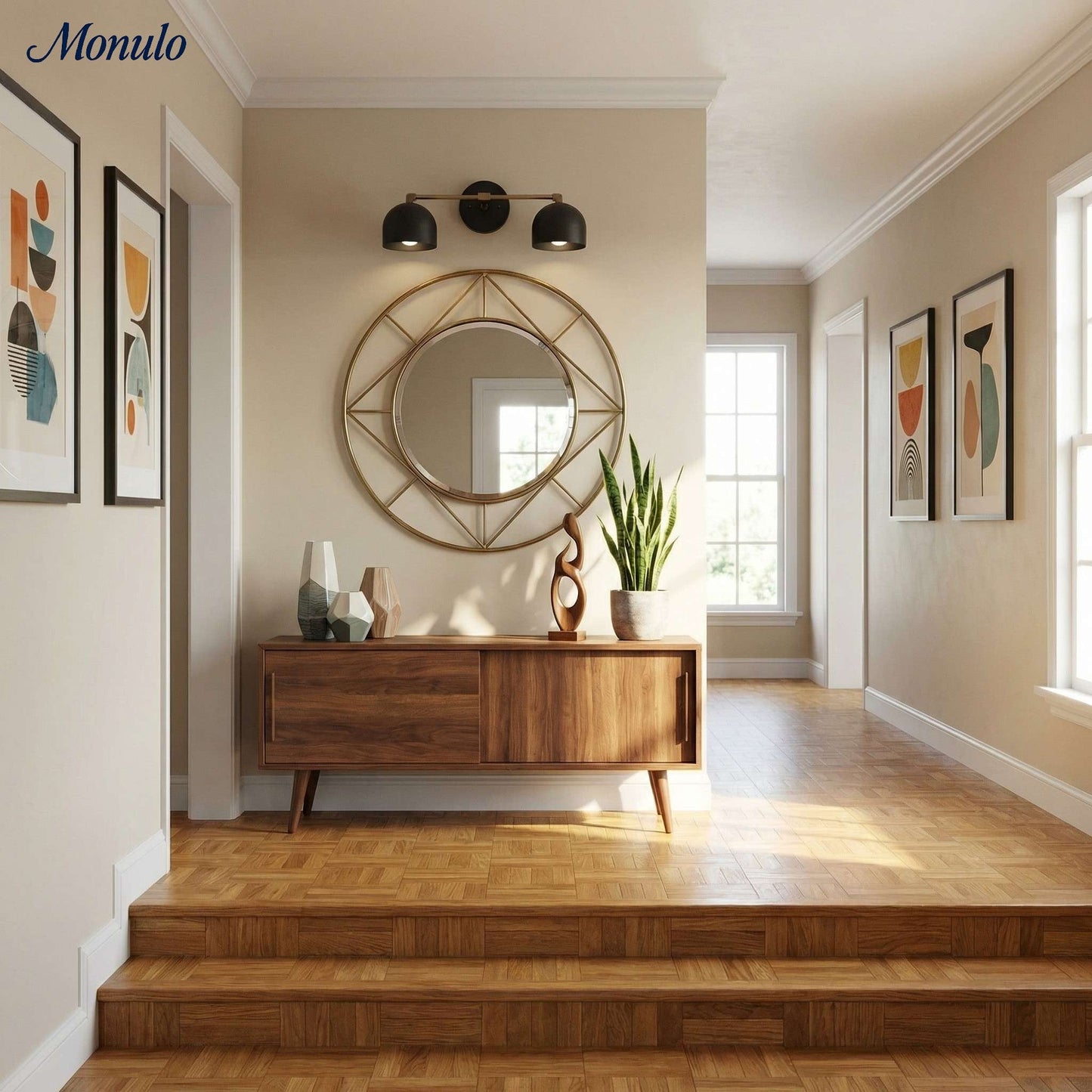 Wandlamp Koepelscherm Mid-Century Retro Design Badkamer Gang