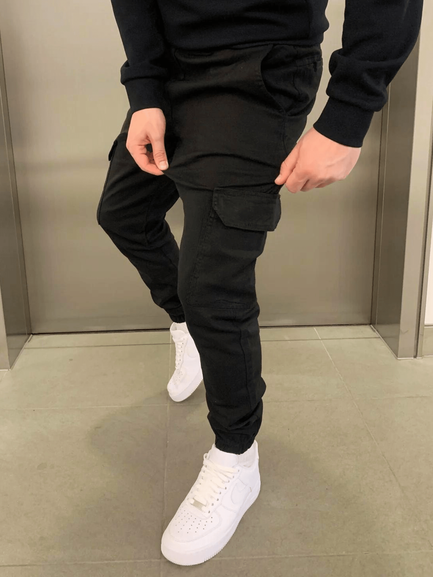 Joggingbroek Heren Comfortabel Sportief Zwart