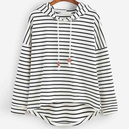 Warme Gestreepte Hoodie voor Heren en Dames - StudioMarella