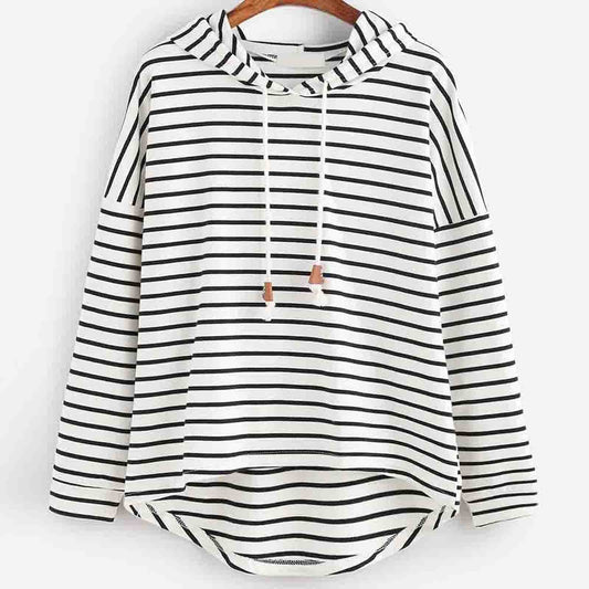 Warme Gestreepte Hoodie voor Heren en Dames - StudioMarella