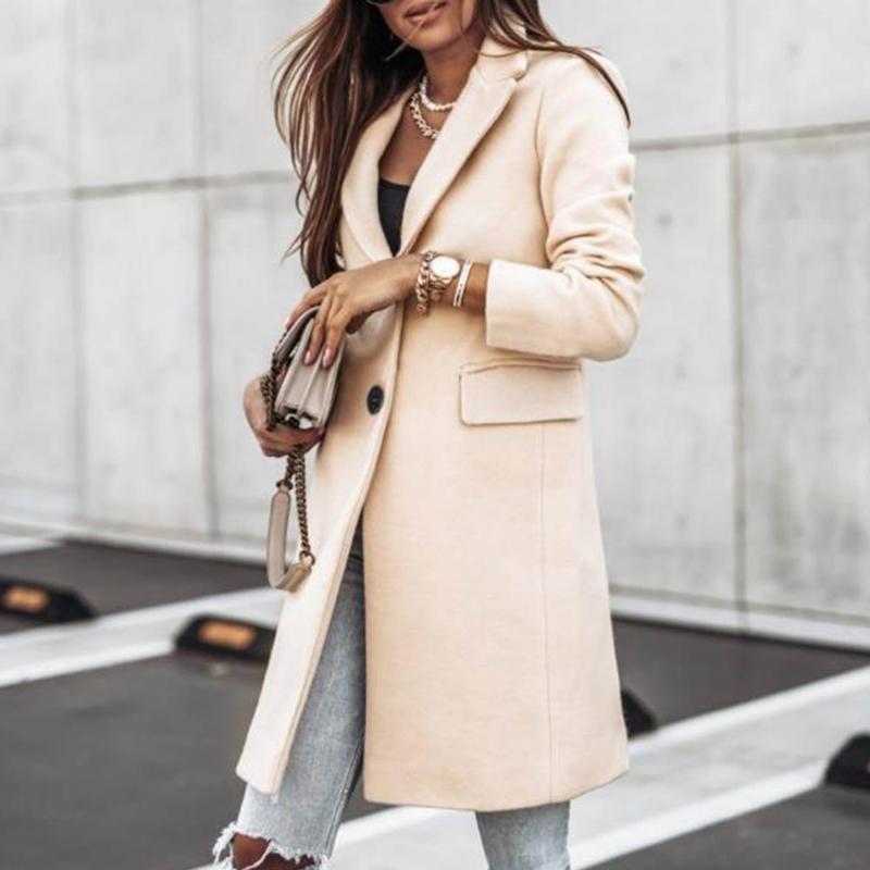 Zachte Winterjas voor Vrouw Elegant en Warm