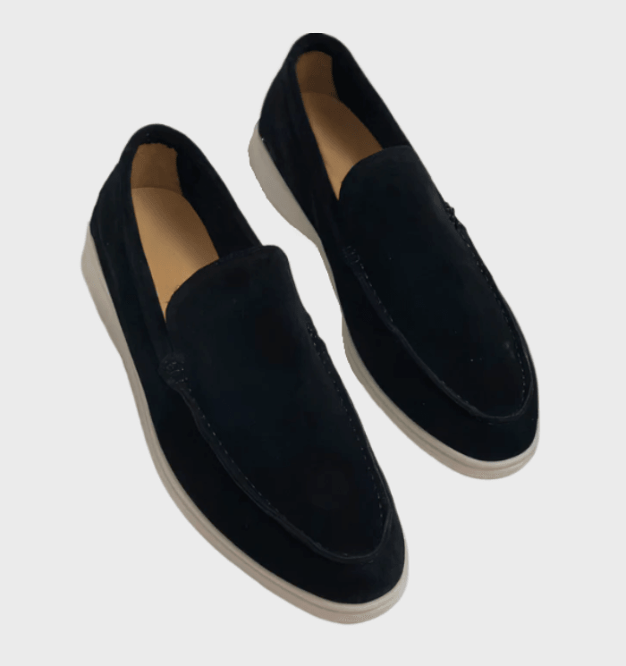 Leren Heren Loafers Comfortabel en Stijlvol Zwart Leer