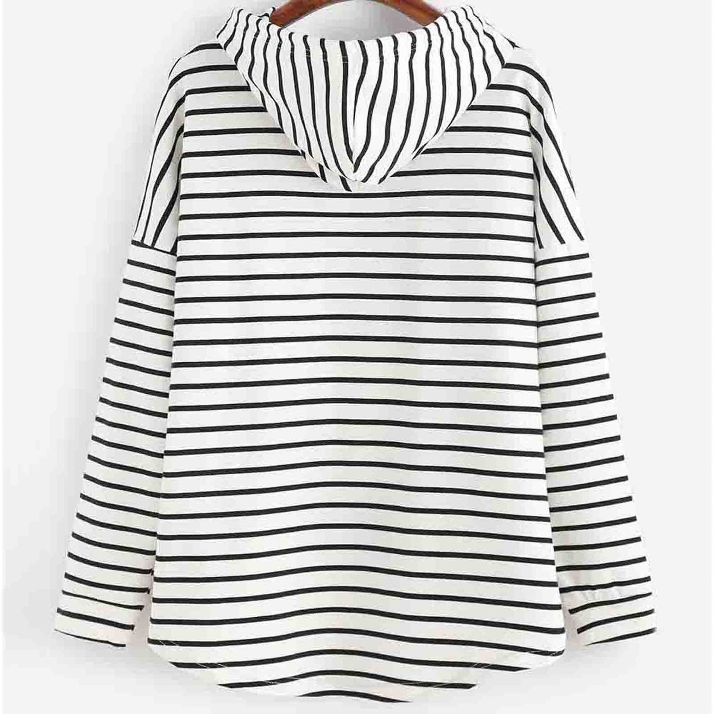 Warme Gestreepte Hoodie voor Heren en Dames