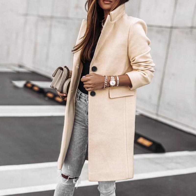 Zachte Winterjas voor Vrouw Elegant en Warm
