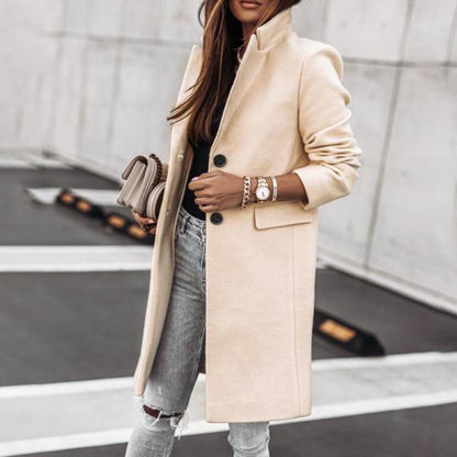 Zachte Winterjas voor Vrouw Elegant en Warm