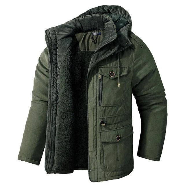 Warme Winterjas met Bontvoering voor Dames