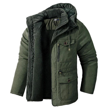 Warme Winterjas met Bontvoering voor Dames