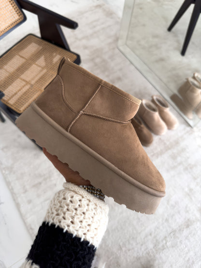 Vrouw Laarzen Comfortabele Boots Zacht Leer