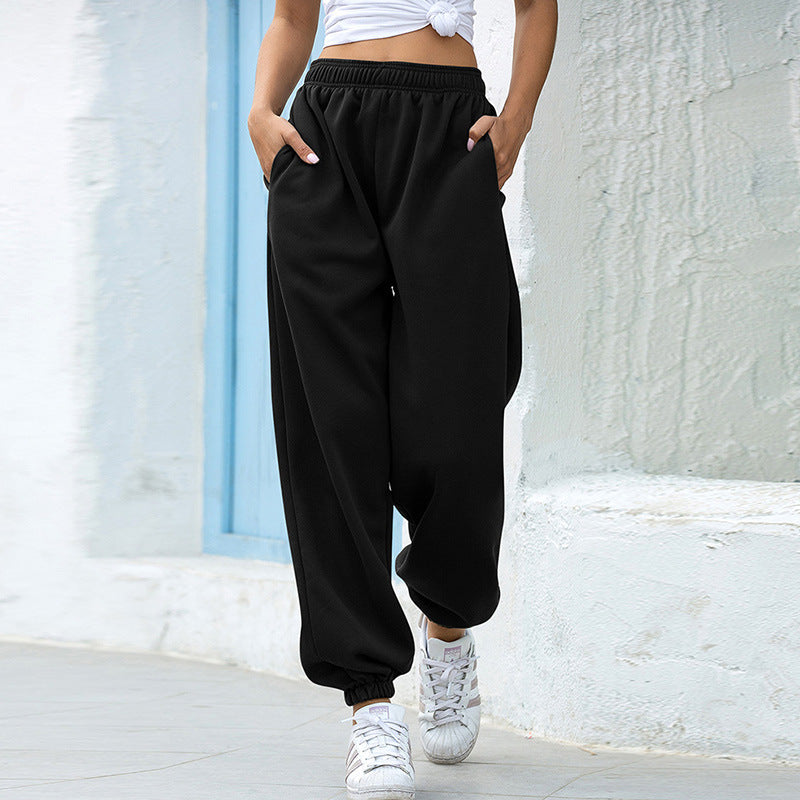 Dames Joggingbroek Zacht High Waist Joggingpantalon Comfort