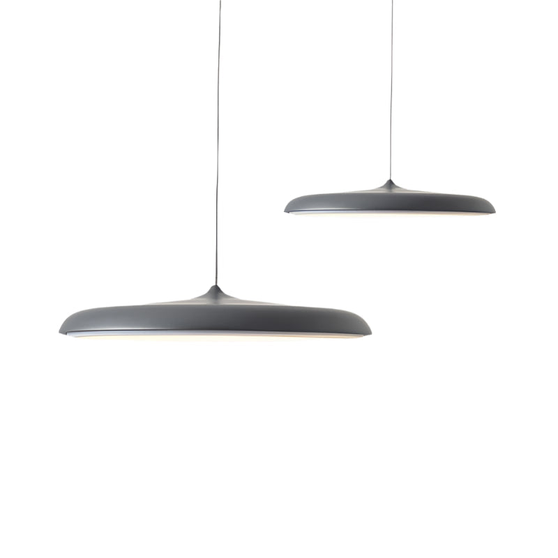 Moderne LED Hanglamp met Minimalistische Lijnen – Dimbare Eetkamerlamp in Meerdere Kleuren voor Scandinavisch Interieur