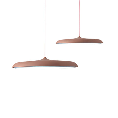 Moderne LED Hanglamp met Minimalistische Lijnen – Dimbare Eetkamerlamp in Meerdere Kleuren voor Scandinavisch Interieur