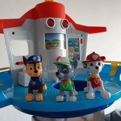Speelgoedauto Raceset met Glijbaan en Uitkijktoren - Interactief Racecircuit voor Kinderen 4+ - 52x42 cm