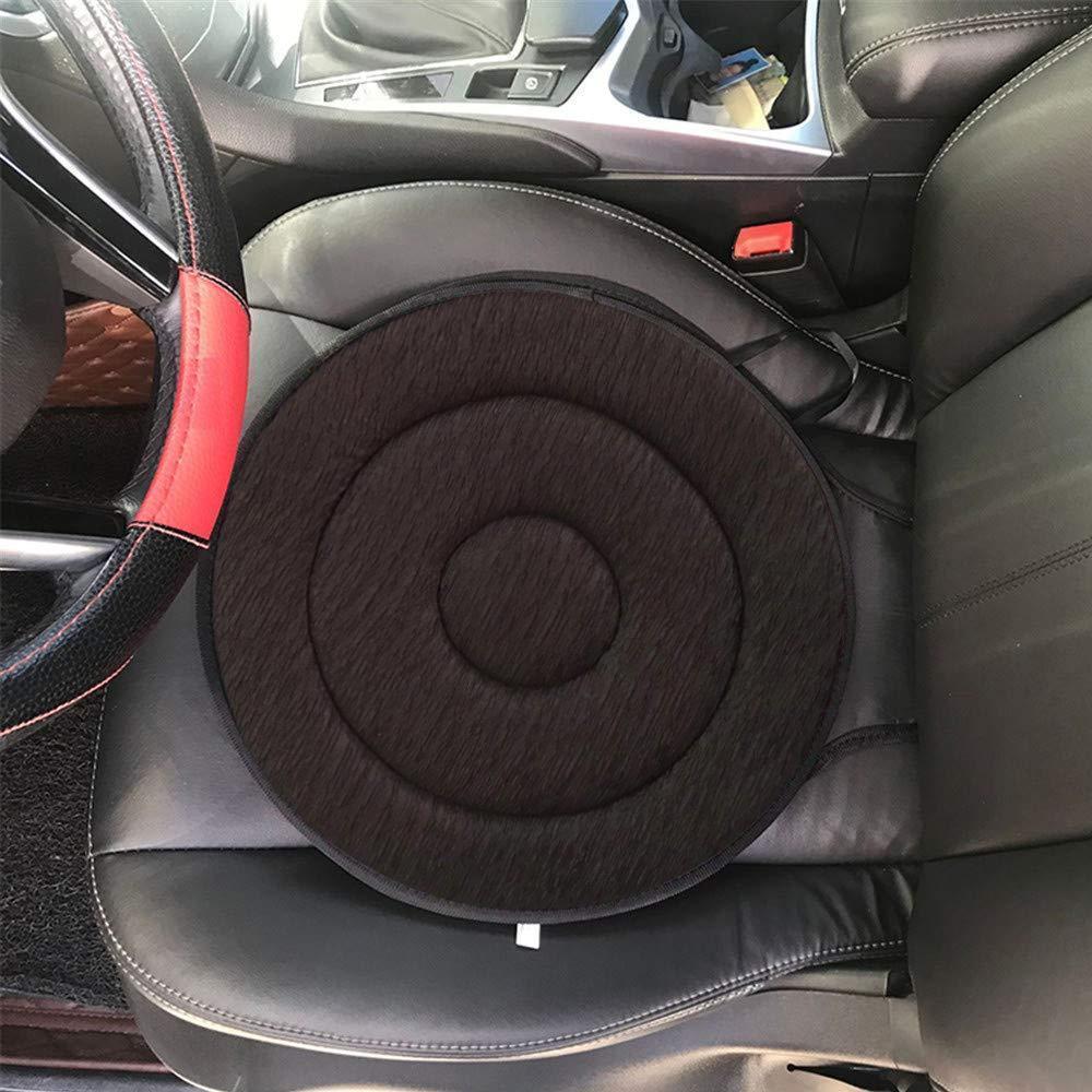 Draaibaar Zitkussen 360° Memory Foam Comfort Zwart Beige Koffie Rood Antislip voor Auto Kantoor Thuis Mobiliteitsondersteuning Ergonomische Zithulp